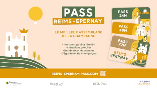 Fahren Sie an Reims-Epernay vorbei