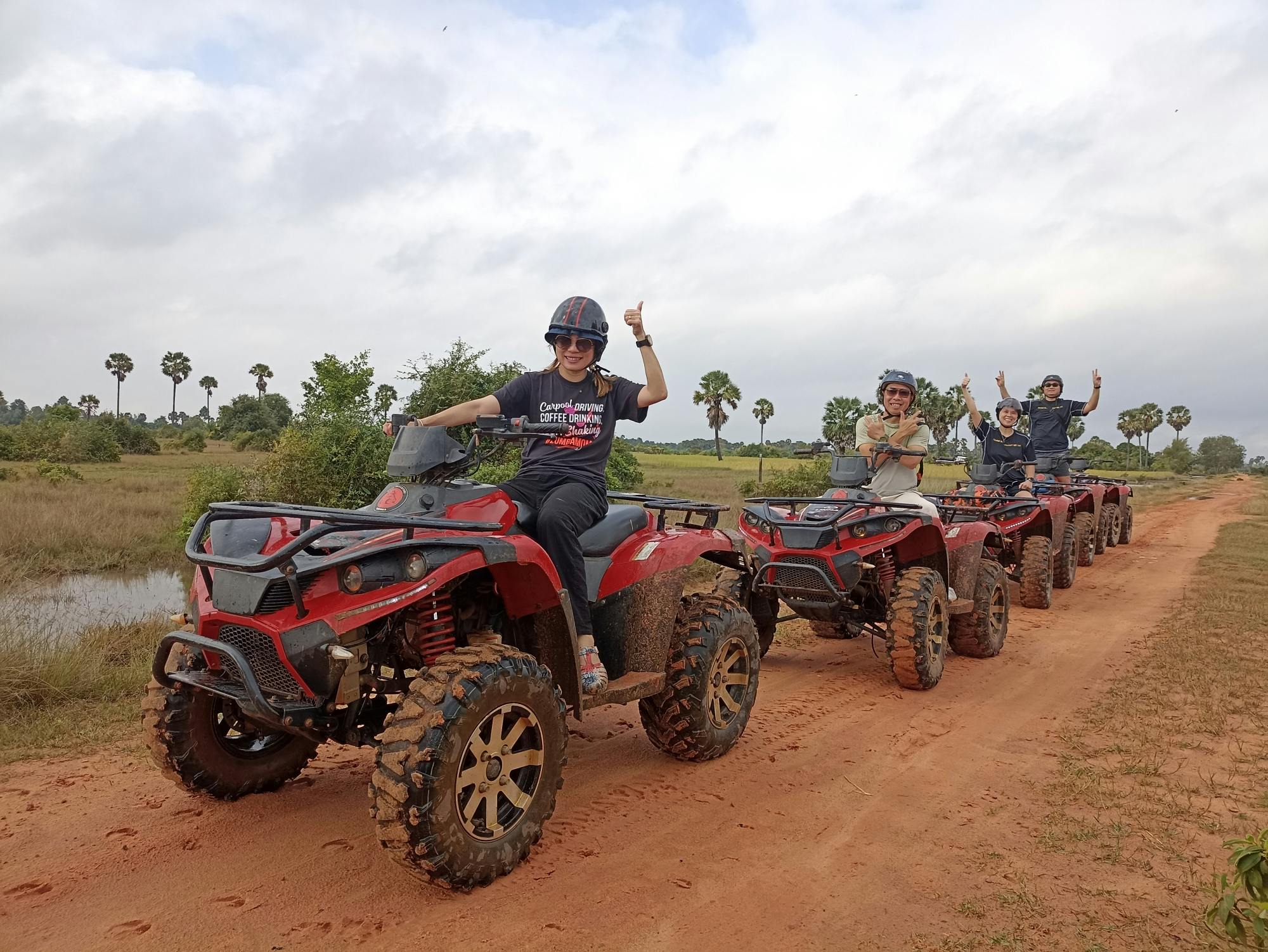 Private Tour durch Siem Reap mit dem ATV bei Sonnenuntergang