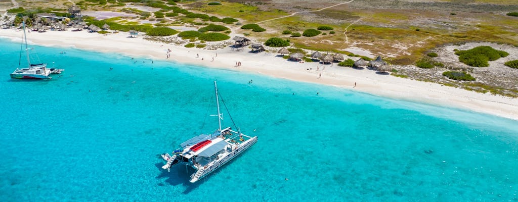 Klein Curacao sunset catamaran trip with BBQ lunch and open bar