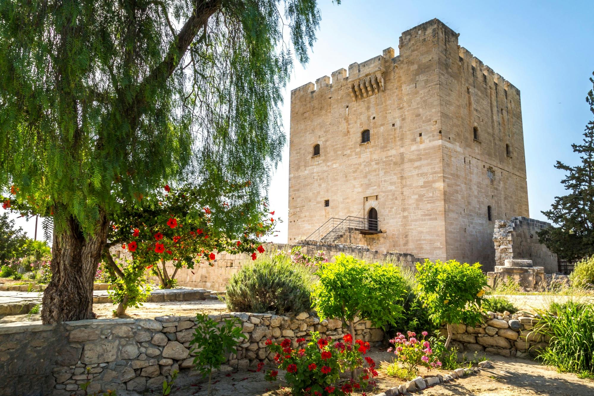 Ancient Kourion, Kolossi Castle, Omodos & Winery Small Group Tour