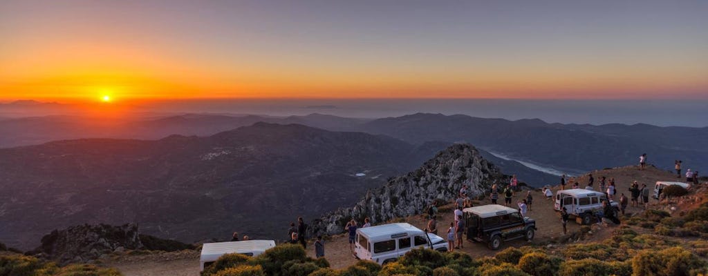 Montagnes de Crète 4x4 Safari au coucher du soleil avec dîner