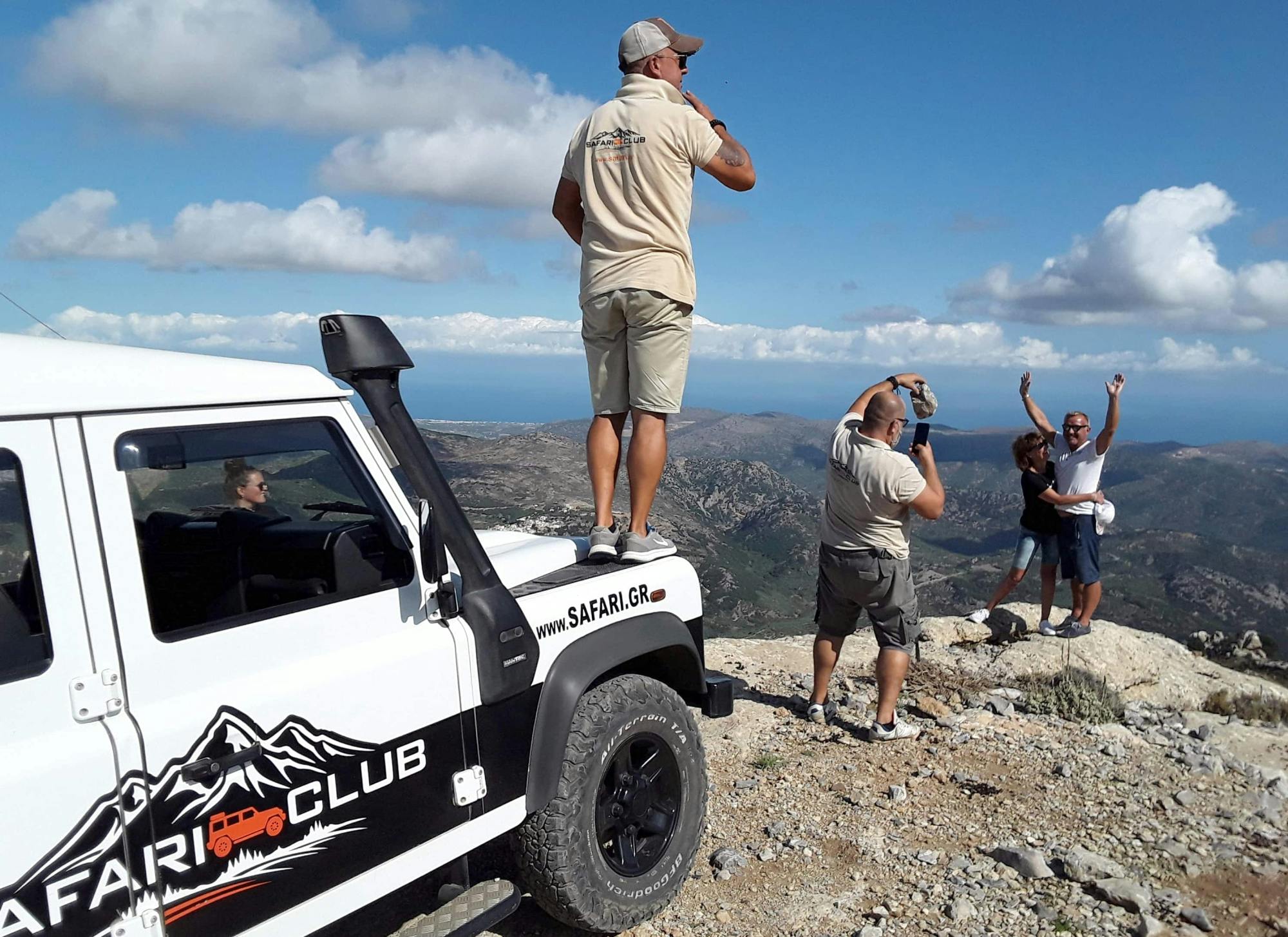 Mountains of Crete 4x4 Sunset Safari with Dinner