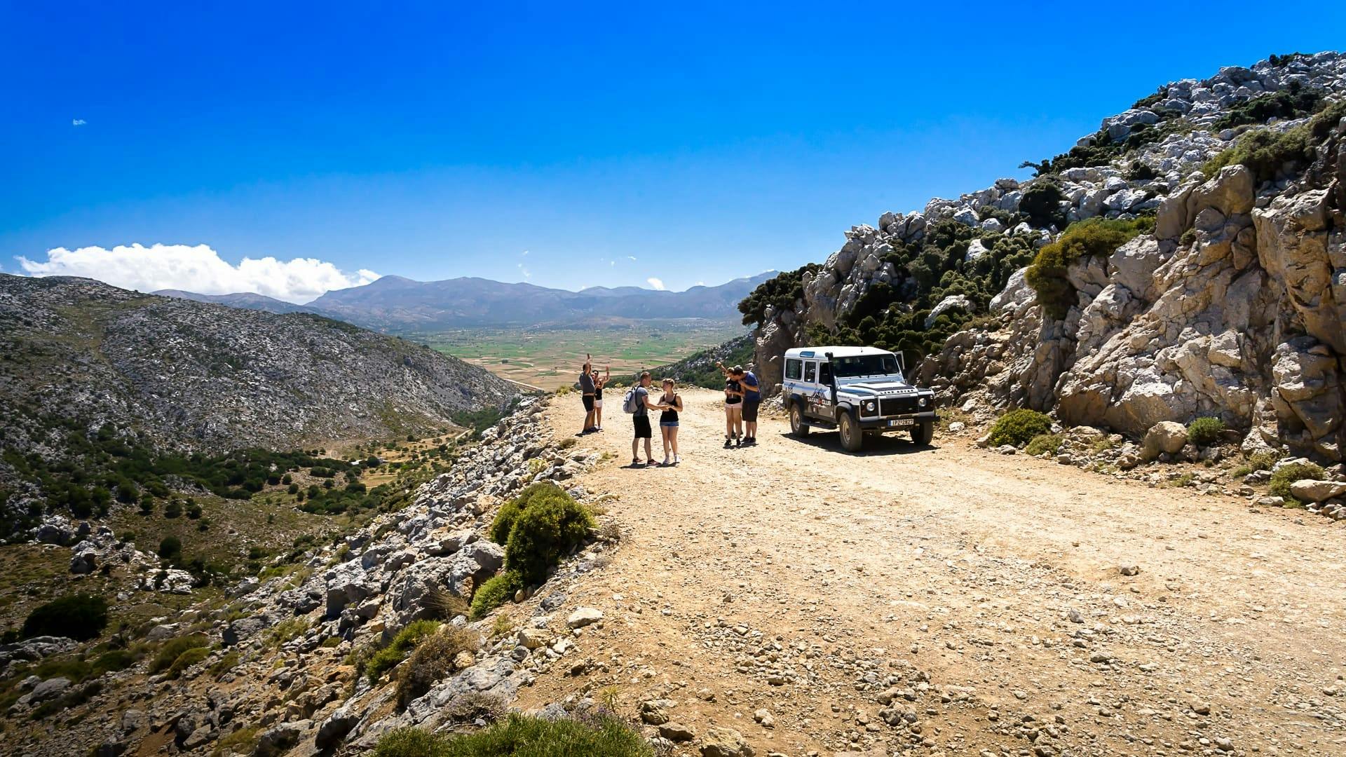 Mountains of Crete 4x4 Sunset Safari with Dinner