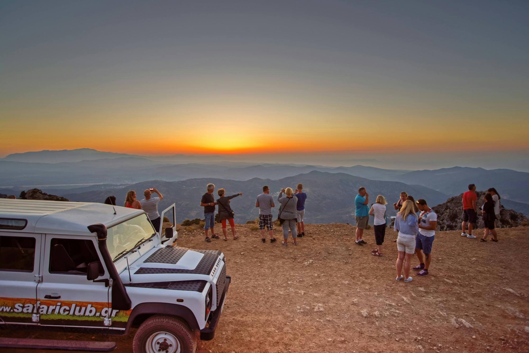 Mountains of Crete 4x4 Sunset Safari with Dinner