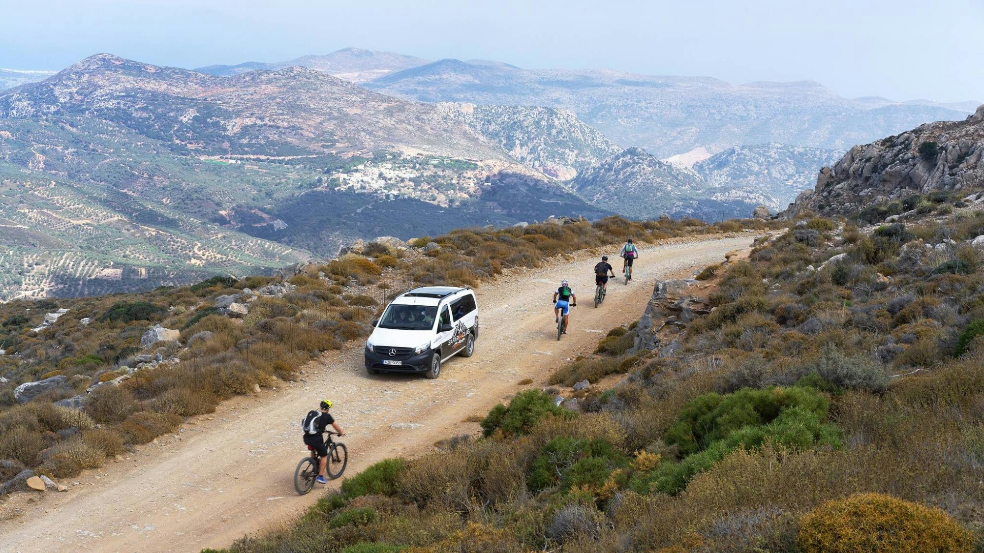 Mountains of Crete 4x4 Sunset Safari with Dinner