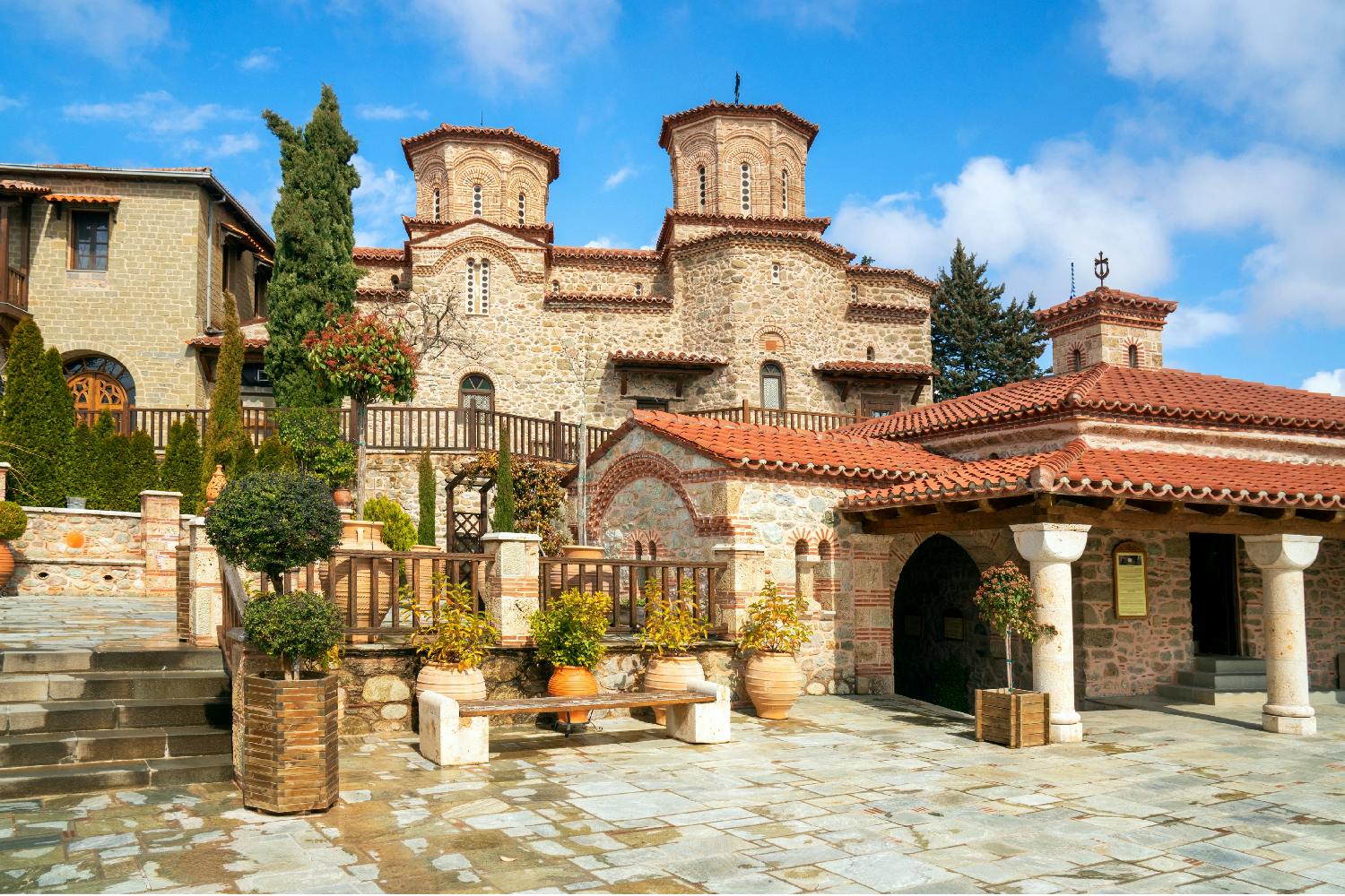 Self-guided walking audio tour of the Varlaam Monastery