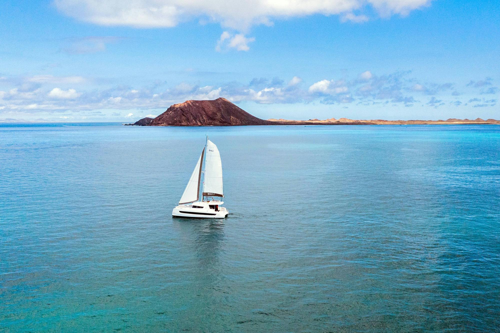 Luxury Oby Catamaran Cruise Corralejo