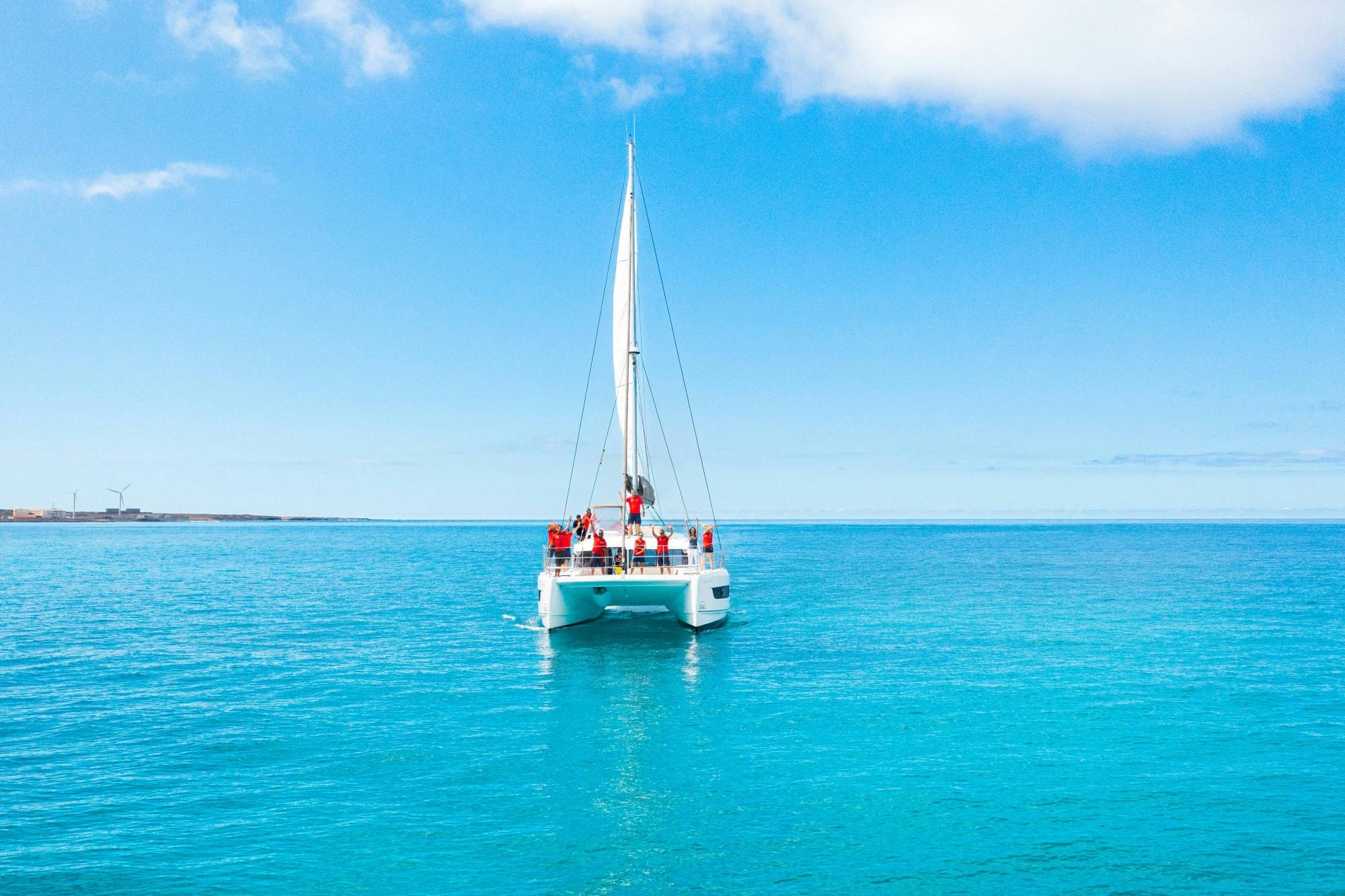 Luxury Oby Catamaran Cruise Corralejo