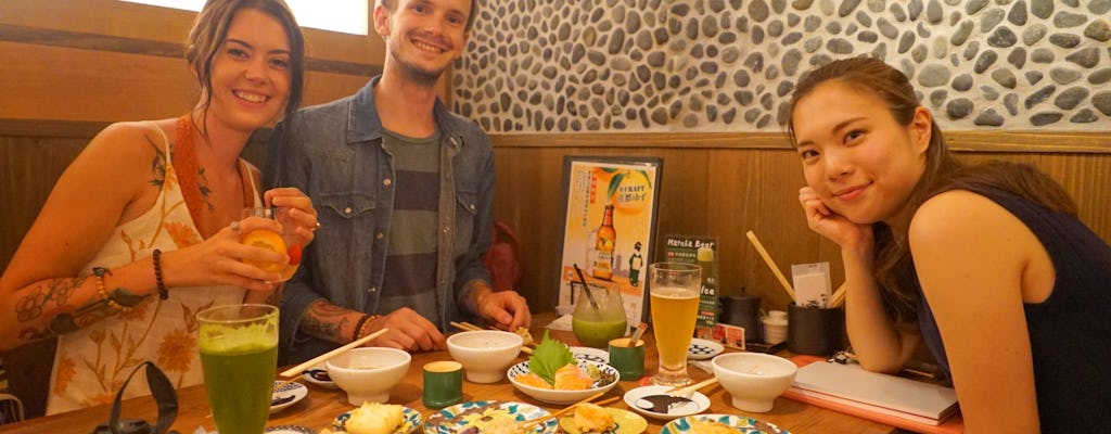 Excursão gastronômica noturna em Kyoto