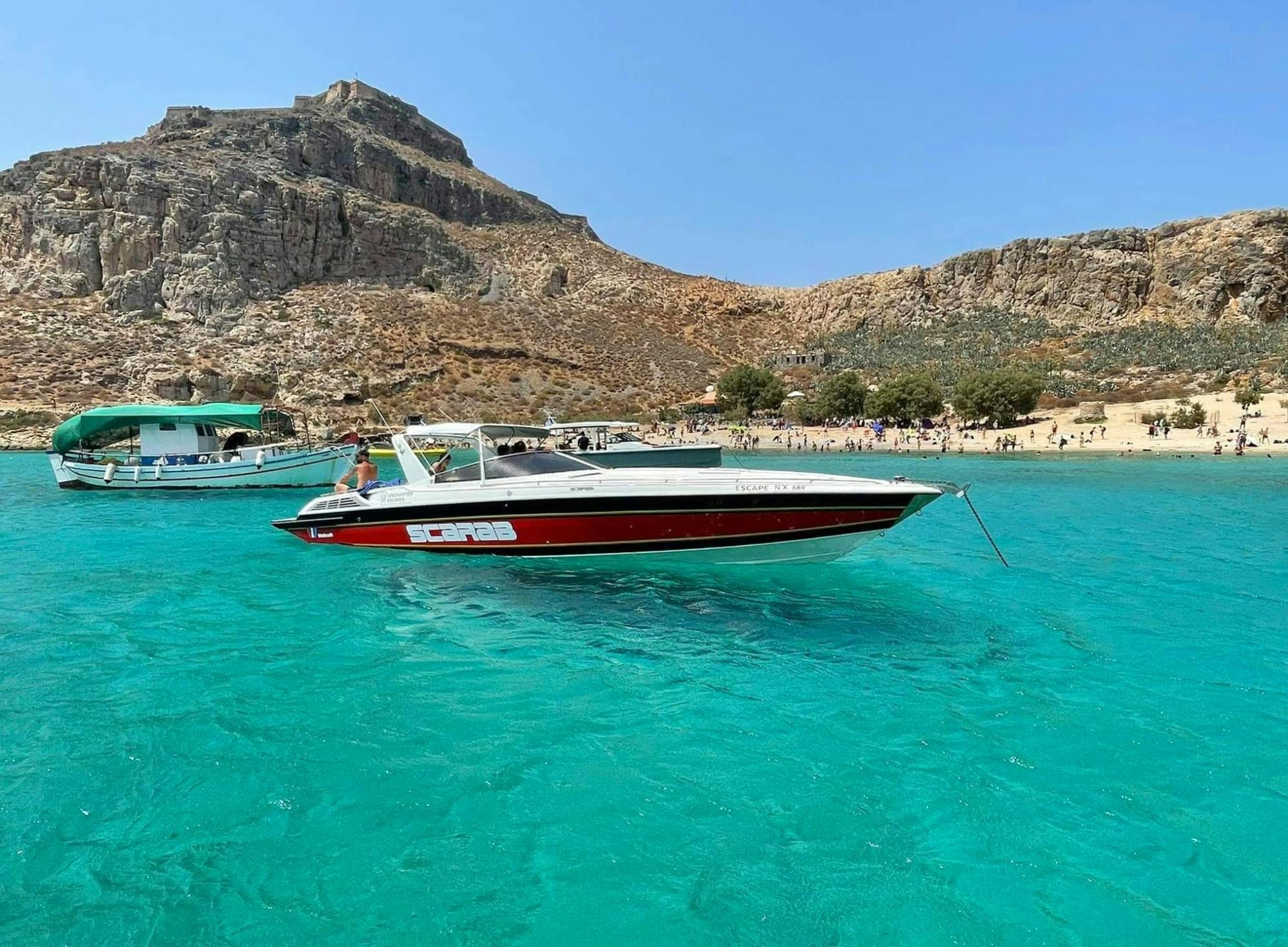 Half-day Menies Beach, Hironisia Bay & Theodorou Boat Cruise