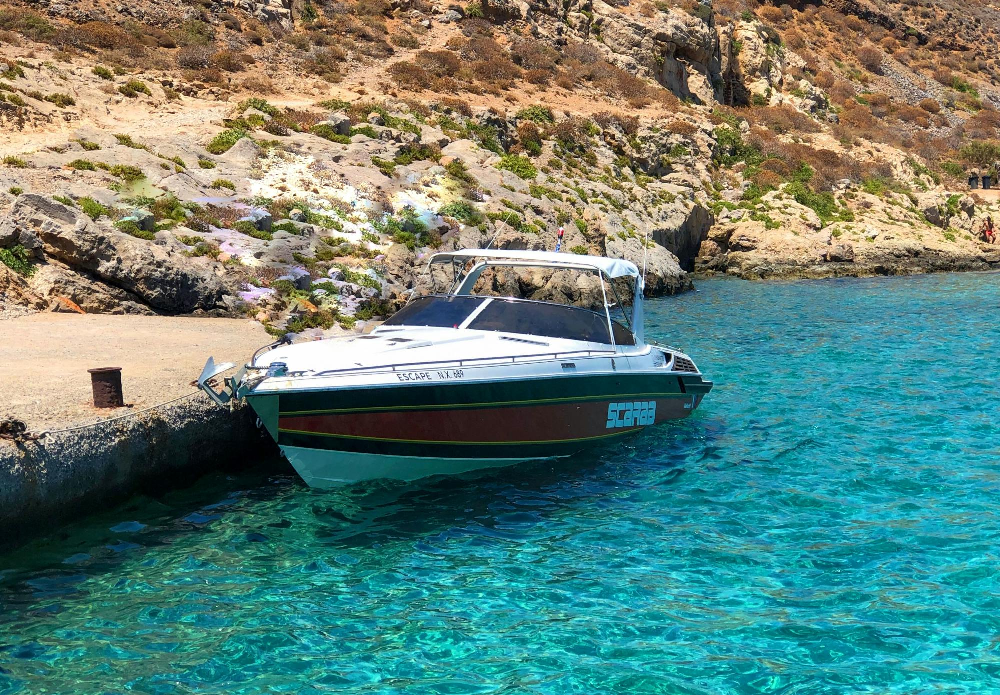 Half-day Menies Beach, Hironisia Bay & Theodorou Boat Cruise