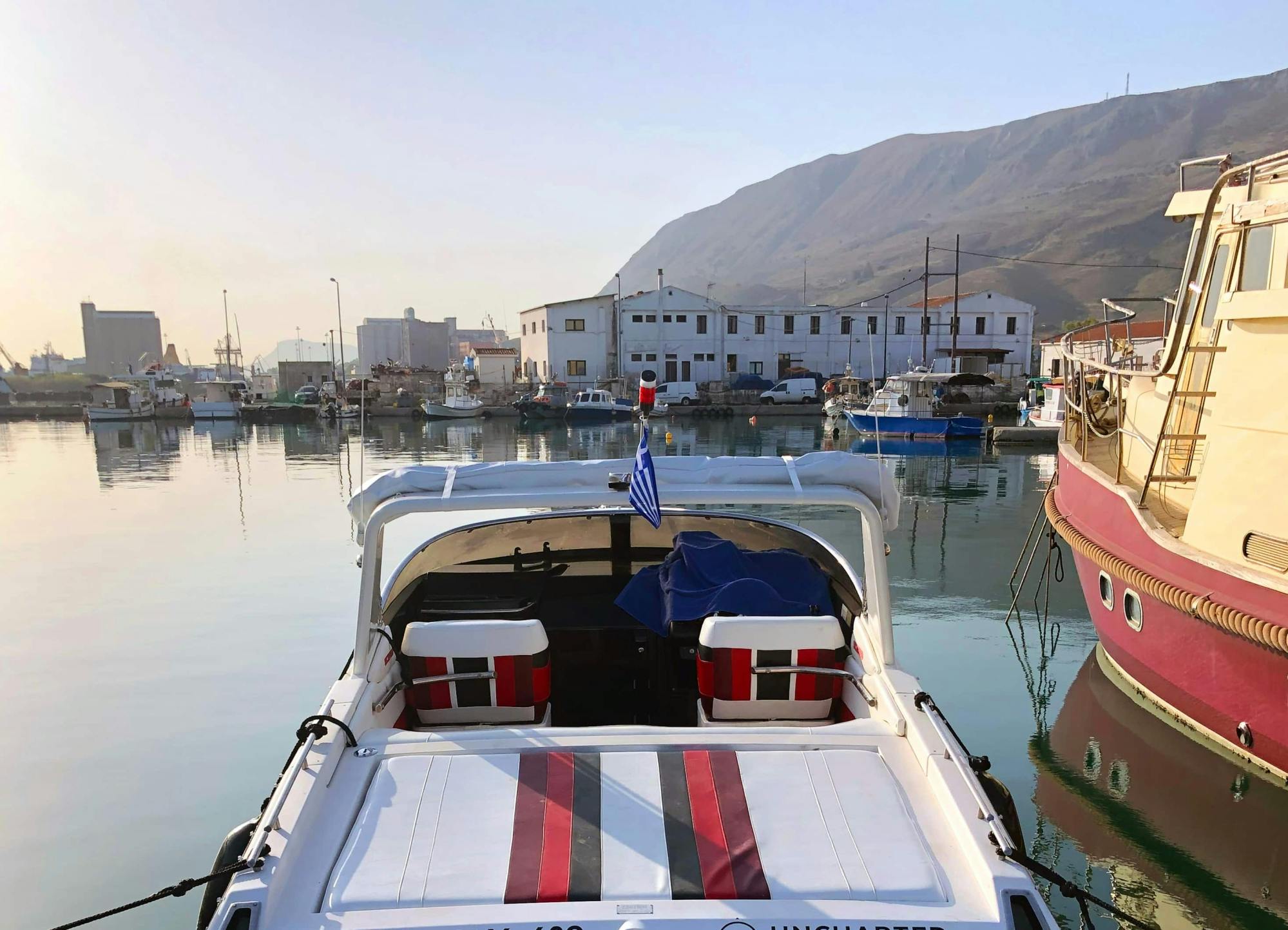 Half-day Menies Beach, Hironisia Bay & Theodorou Boat Cruise