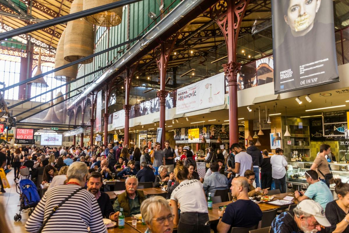 Tour del mercato alimentare di Firenze e degustazione di vini