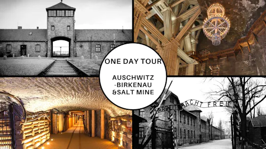 Visita a Auschwitz Birkenau e à mina de sal de Wieliczka com transfer