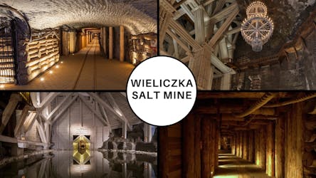 Visite guidée de la mine de sel de Wieliczka au départ de Cracovie
