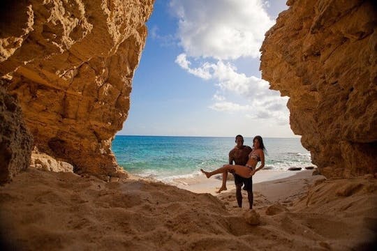 Three Saint Martin beaches catamaran tour with BBQ and open bar