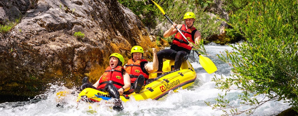 Rafting tour on the river Cetina including picnic