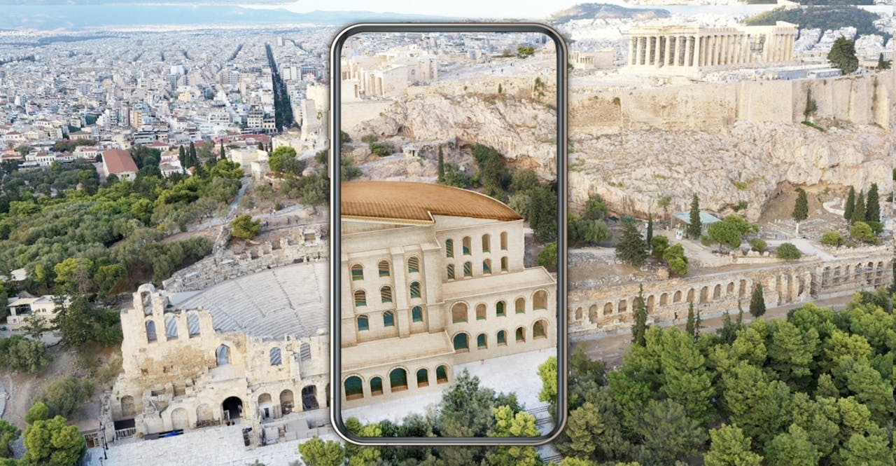 South Slope of the Acropolis with AR audio and 3D self guided tour