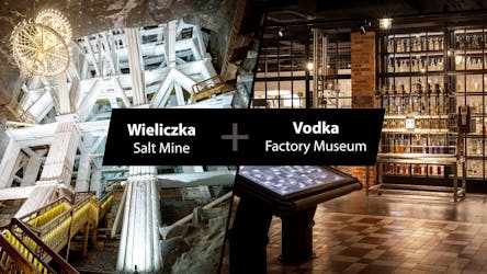 Visita a la mina de sal de Wieliczka y al museo de la fábrica de vodka de Cracovia con degustación
