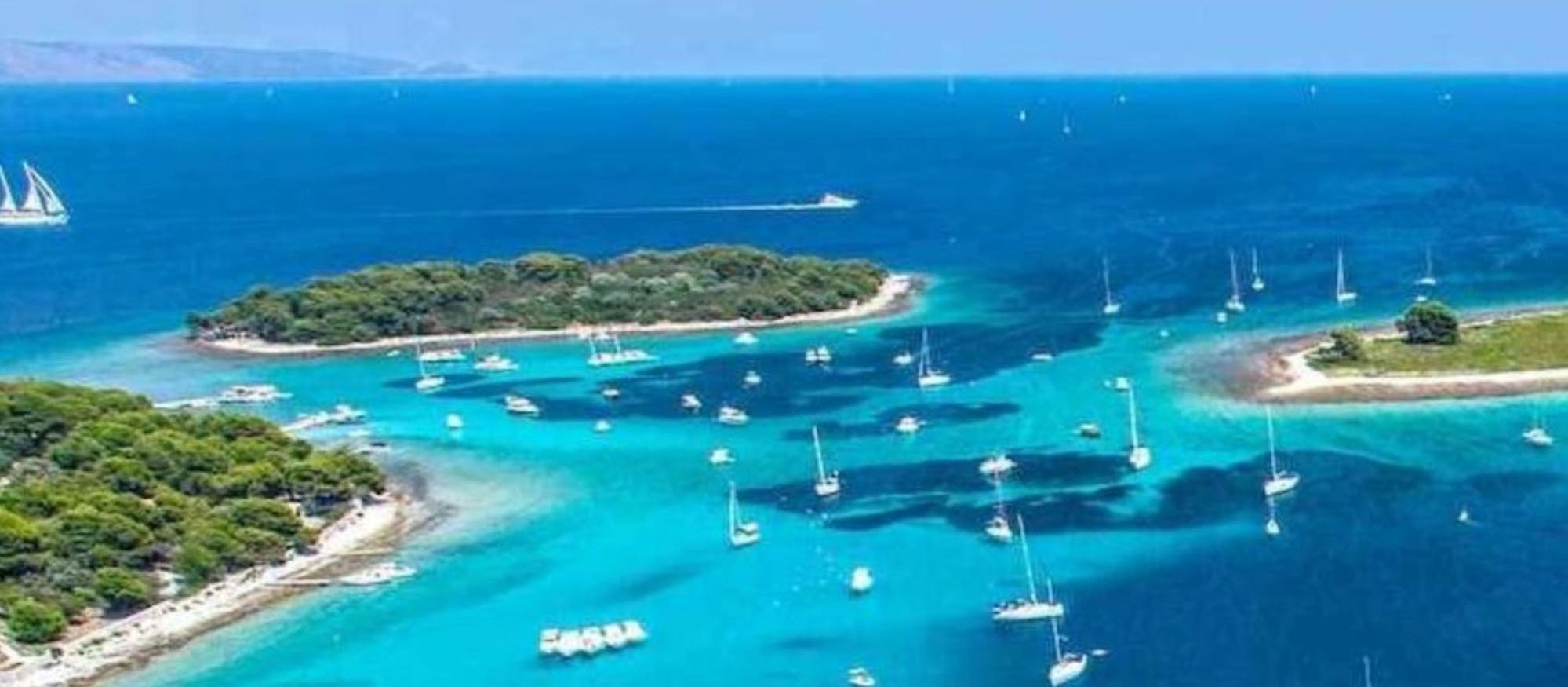 Wycieczka łodzią po trzech wyspach ze Splitu, w tym lunch
