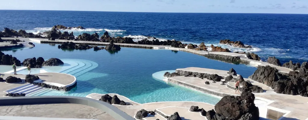 Volcanic seawater pools at Porto Moniz on Madeira's northwest coast