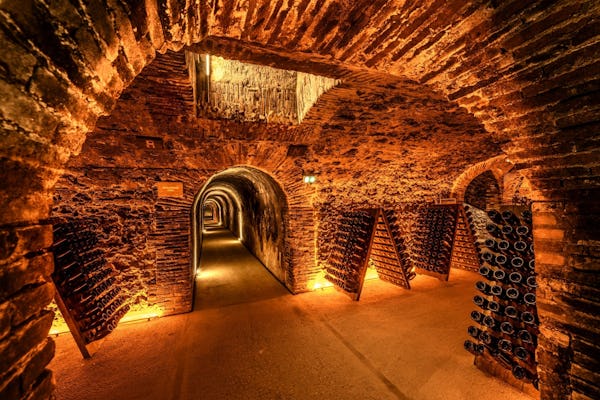 Kellerbesichtigung im Champagnerhaus Boizel und Verkostung von Joyau de France