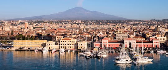 Catania sailboat tour with snorkel and SUP equipment