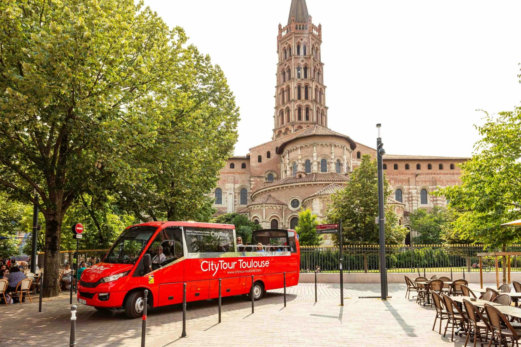 Stadtrundfahrt durch Toulouse im Panorama-Kleinbus