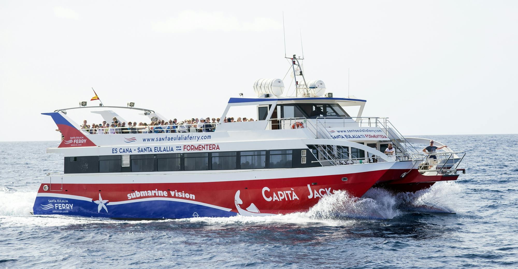 Viagem de ferry à Ilha Formentera saindo de Santa Eulália