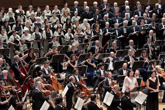 Ingresso para a Sinfonia nº. 2 Ressurreição durante o Festival Mahler em Milão