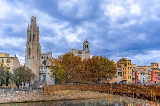 Catedral de Girona, museu de arte e ingresso para a Igreja de St Feliu com audioguia