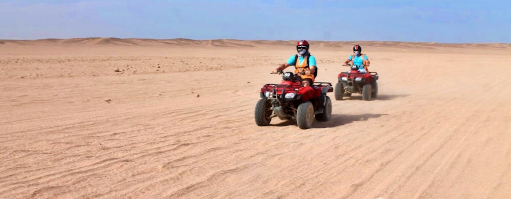 Balade en quad dans le désert d'Hurghada avec dégustation de thé bédouin