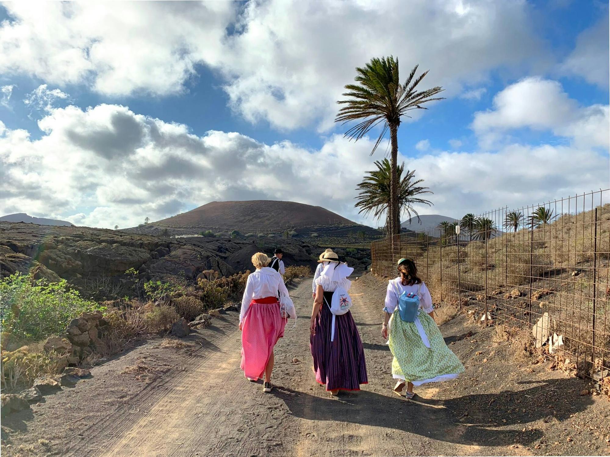 Romeria de los Dolores viering op Lanzarote met lokale bewoners