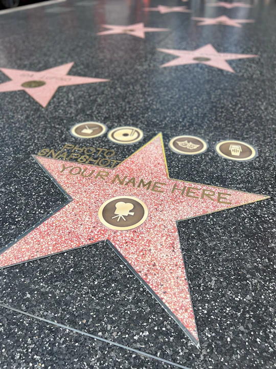 Walk of Fun photo-op experience in Hollywood