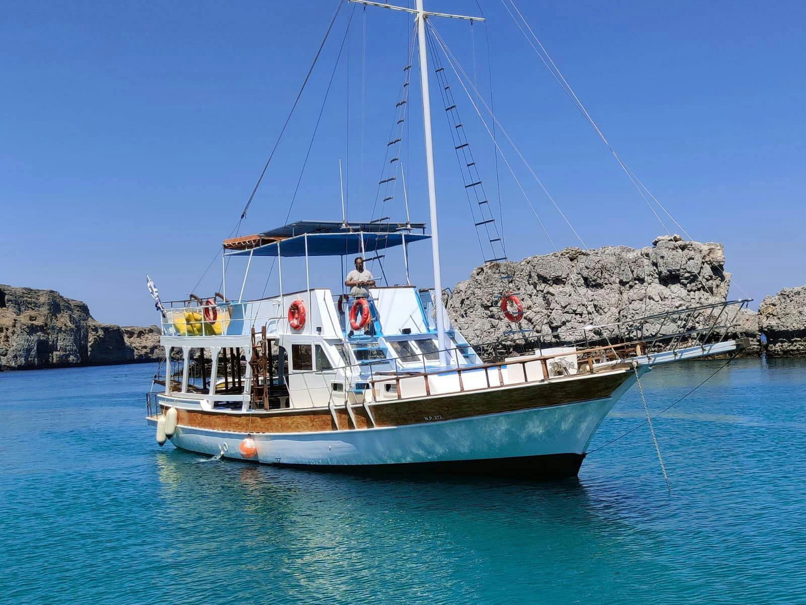 Cruzeiro de barco Calypso para a Baía de St. Paul