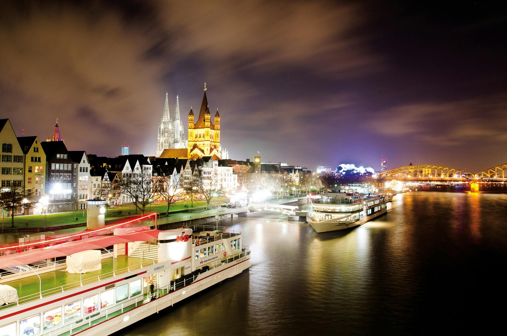 Croisière de 2 heures l'après-midi à Cologne à Noël