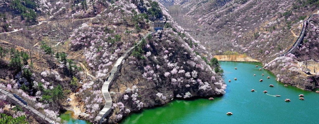 Mur d'eau de Huanghuacheng avec bateau affrété et visite du parc olympique
