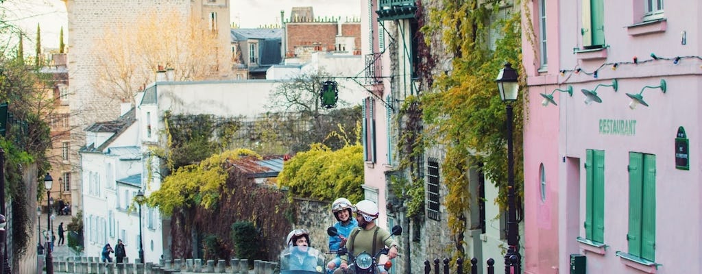 Tour em moto vintage com sidecar pelo bairro de Montmartre e pelo Bairro Latino