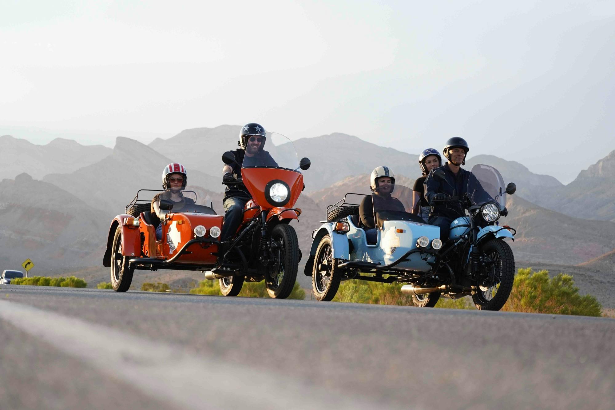 Private Las Vegas and Red Rock Canyon half day sidecar tour Musement