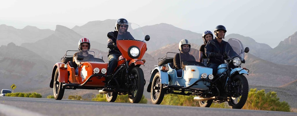 Private Las Vegas and Red Rock Canyon half day sidecar tour