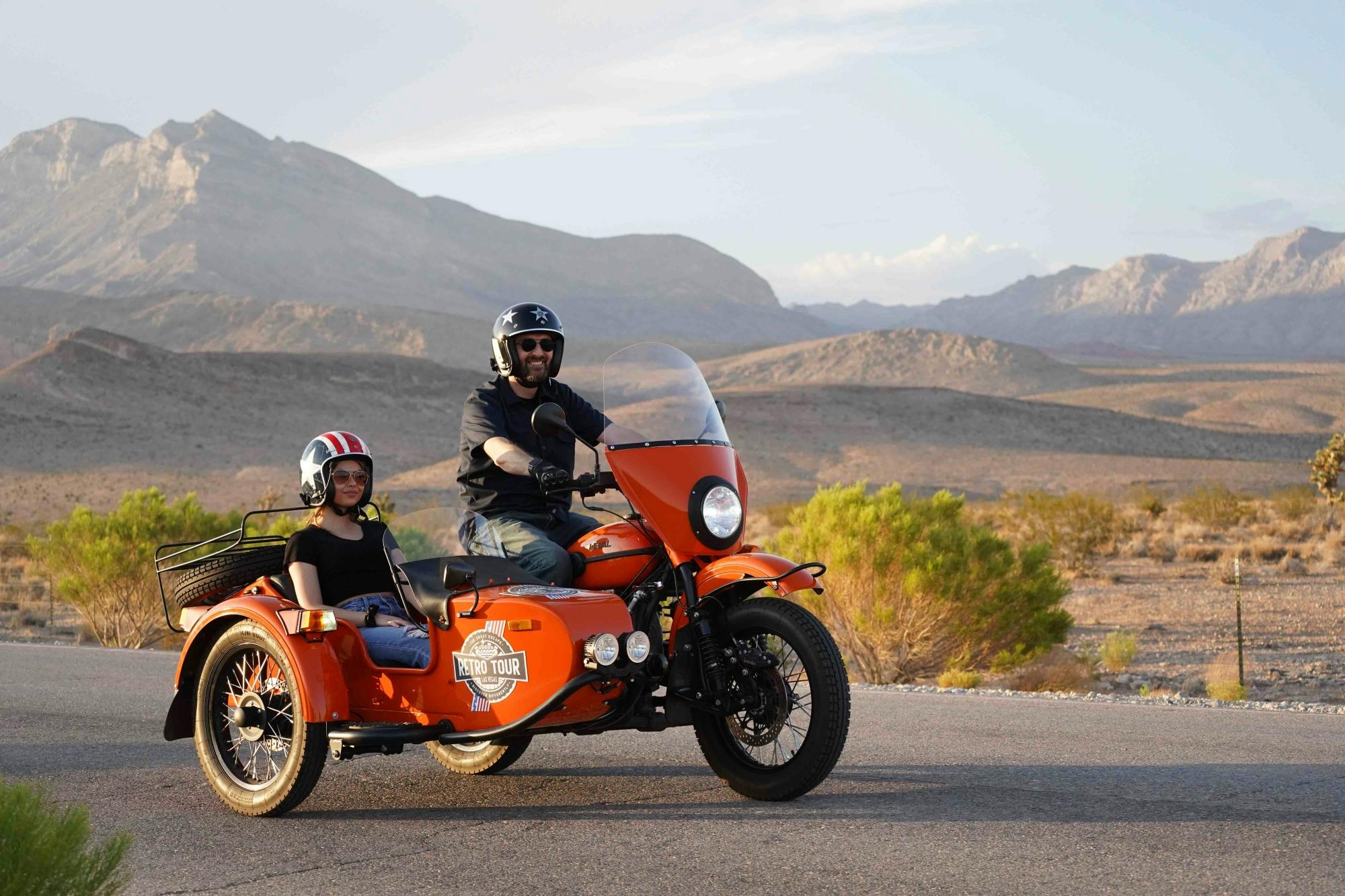Całodniowa wycieczka wózkiem bocznym do Doliny Ognia i jeziora Mead z Las Vegas