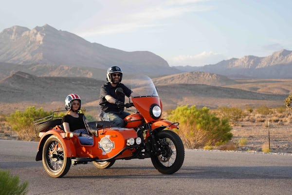 Całodniowa wycieczka wózkiem bocznym do Doliny Ognia i jeziora Mead z Las Vegas