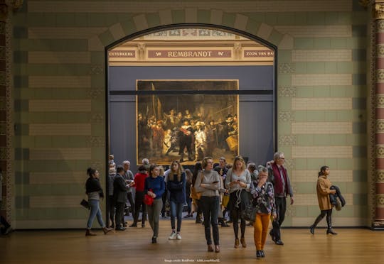 Tour privato a piedi di mezza giornata del Rijksmuseum e del Museo Van Gogh