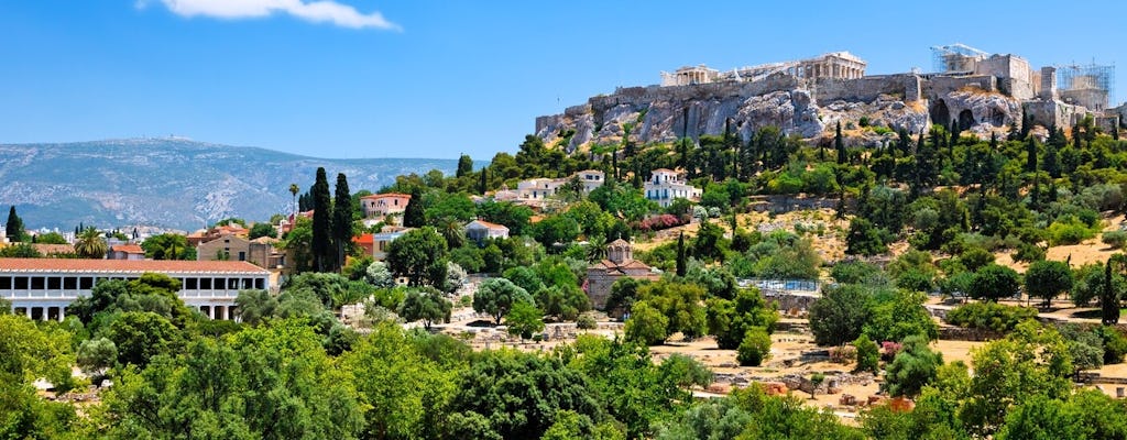 Antike Agora von Athen, audiovisueller Führer mit AR- und 3D-Modellen