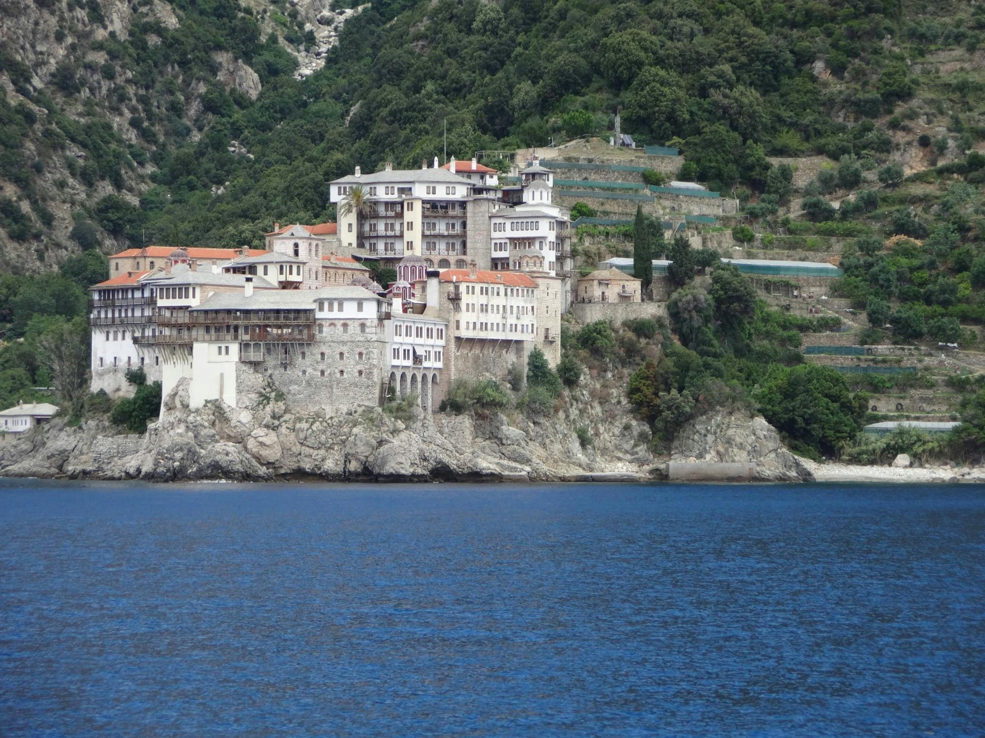 Croisière au mont Athos et à Banana Beach avec transfert