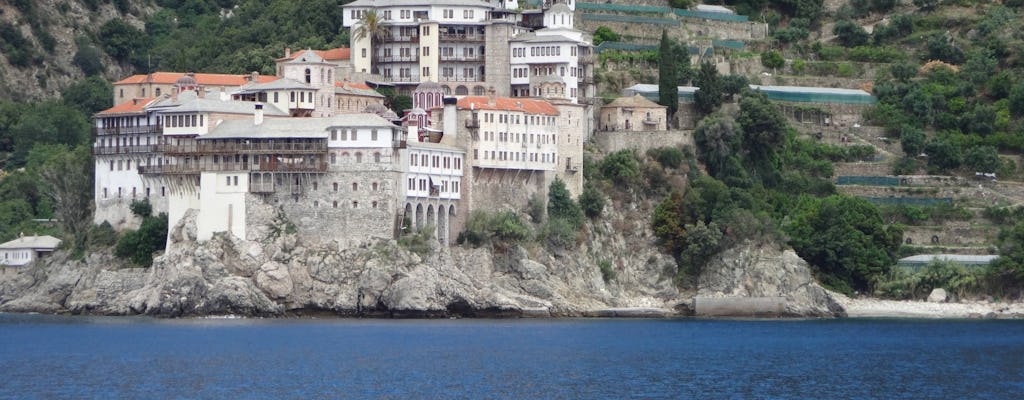 Mount Athos & Banana Beach Boat Cruise with Transfer