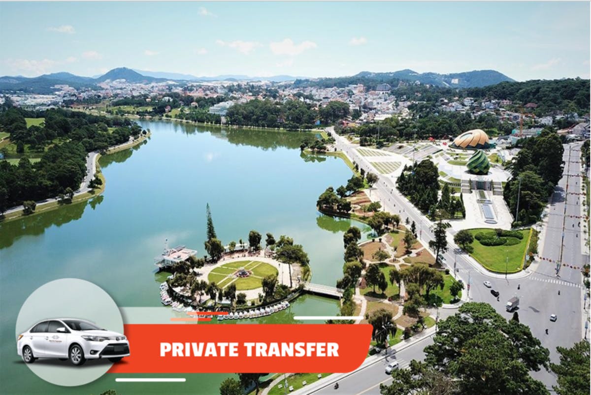 Lien Khuoung Airport private transfer to hotel in Da Lat city center or