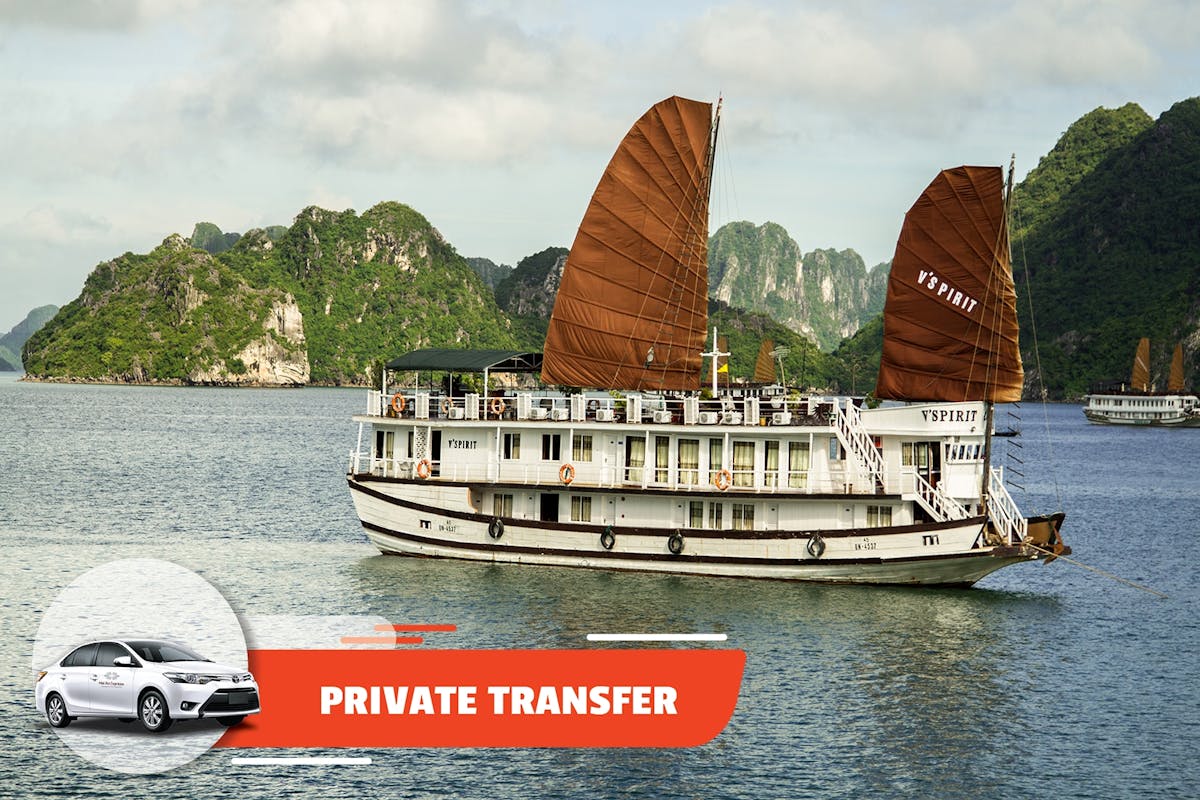 Van luchthaven Cat Bi naar hotel in Tuan Chau of Ha Long, enkele reis privévervoer