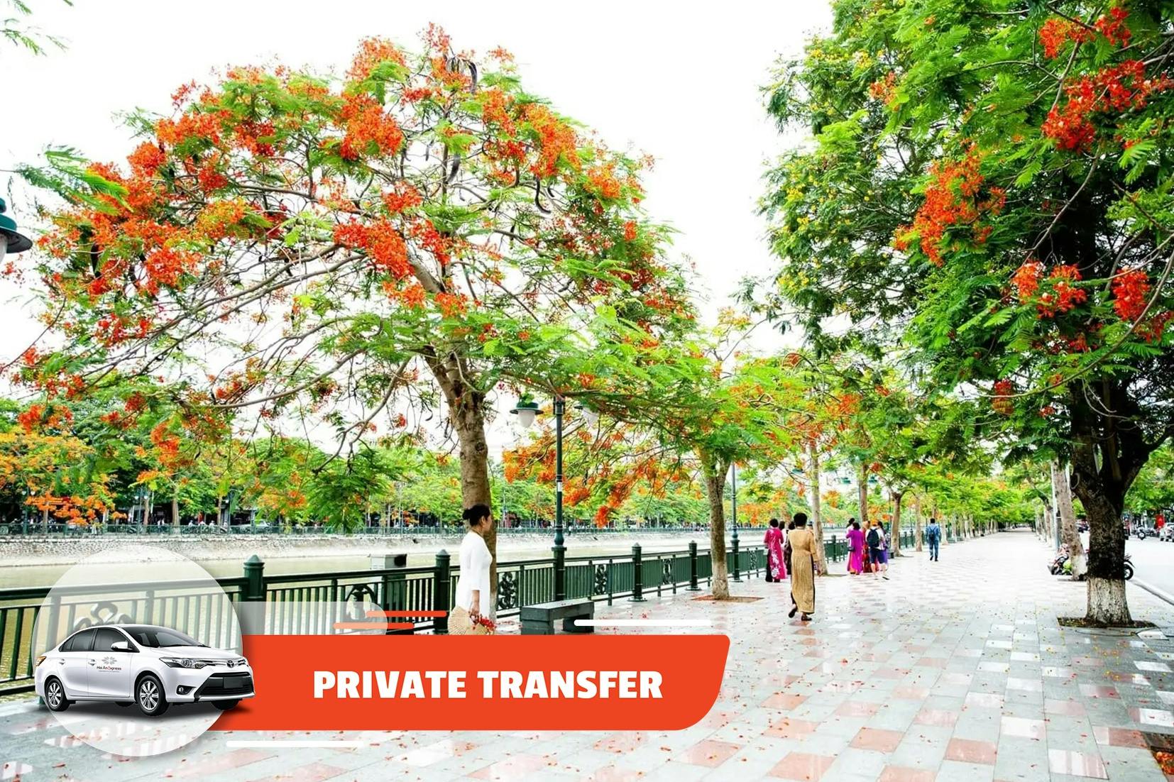 Cat Bi Airport to hotel in Hai Phong city center one way private