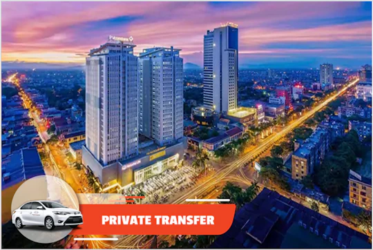 Private transfer between Vinh Airport and Vinh City Center